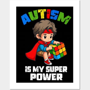 Autism Is My Super Power, Strong Boy Posters and Art